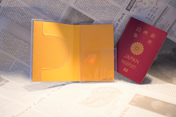 【新作】 猫 ネコ パスポートカバー パスポートケース ピンク 障害者手帳カバー 2枚目の画像
