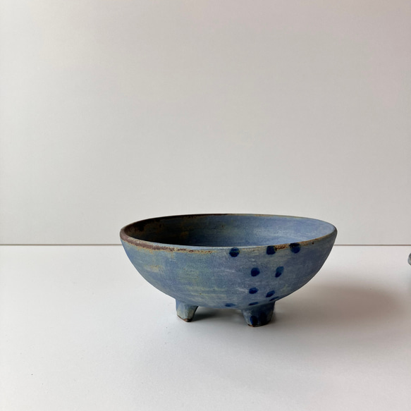新春福袋2023　⑯植木鉢と一輪挿し　青灰色　2点セット 11枚目の画像