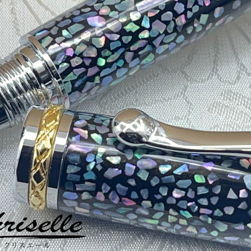 アワビ貝のボールペン Amazon | LACHIEVA LUX 高級油性ボールペン 天然貝殻 鮑 アワビ