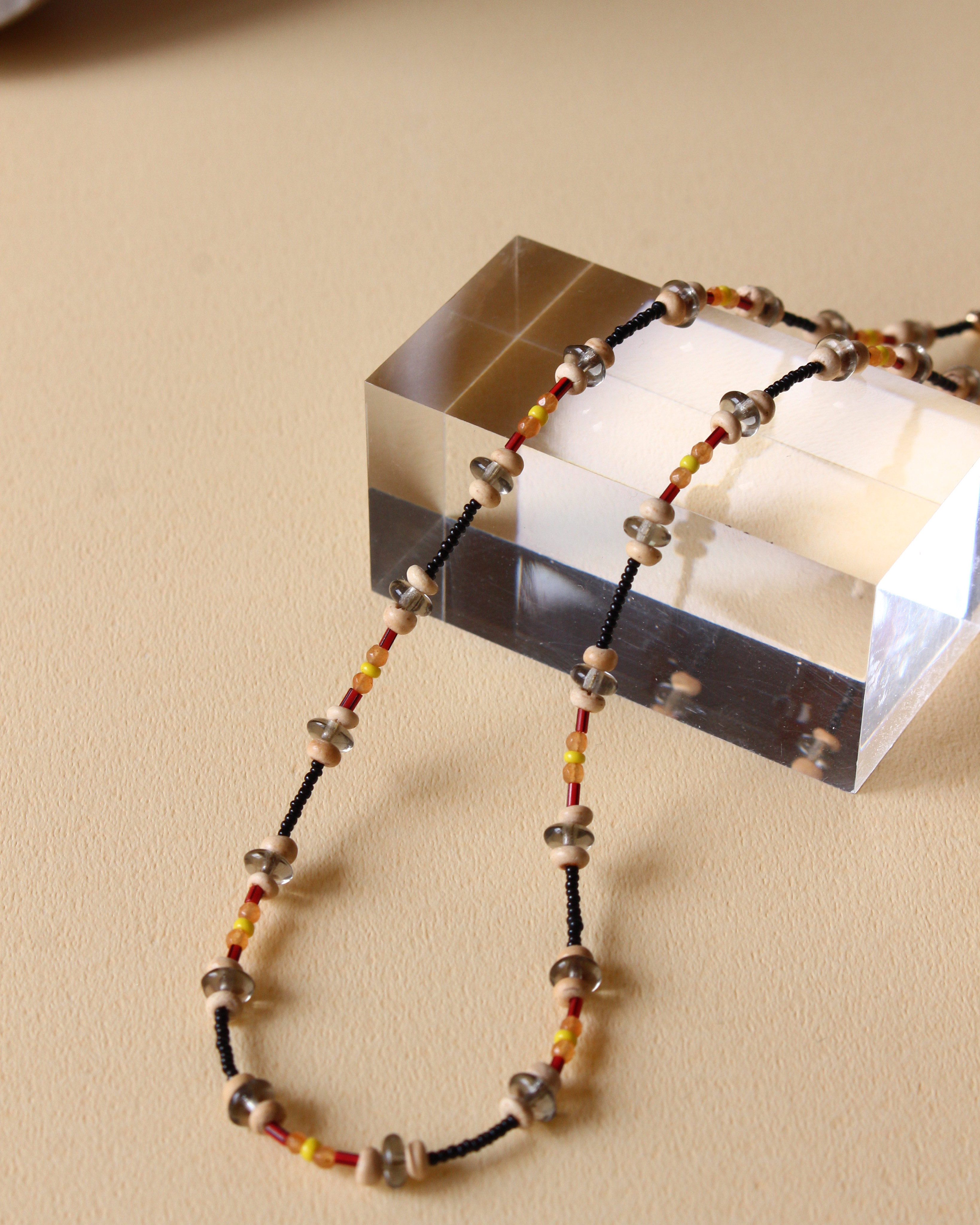 GARDEN / ヴィンテージ アンティーク ビーズネックレス