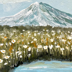 ORIGINAL PAINTING - a mountain , 原画, オリジナルアート, 山の景色の絵 2枚目の画像