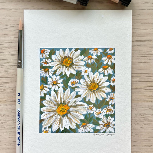 ORIGINAL PAINTING - マーガレット, 原画, オリジナルアート