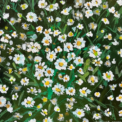 ORIGINAL PAINTING - wild flowers, 原画, オリジナルアート, フラワーアート 2枚目の画像