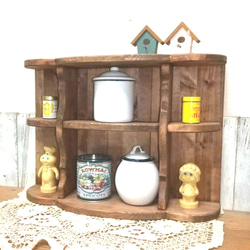 フォーク&スプーンオブジェ 壁掛けラック・ウォールシェルフ beans