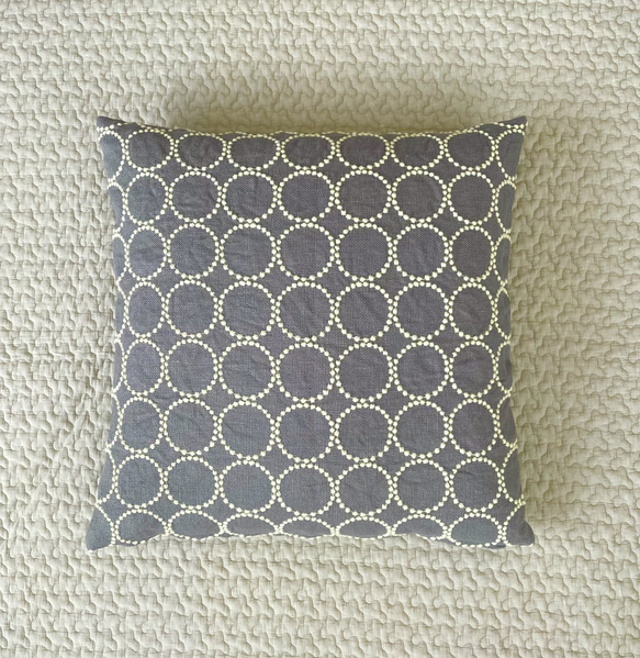 【ご予約品】ミナペルホネン タンバリン light gray クッションカバー ⚮̈ミナペルホネン タンバリン グレー クッションカバー