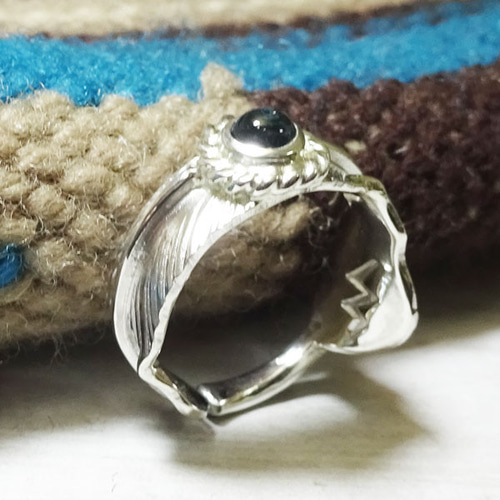 ブルートパーズ フェザーリング 細身【2022モデル+天然石】925 【受注