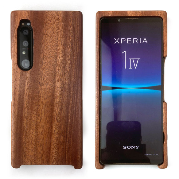 XPERIA 1IV (マーク4) 専用特注木製ケース【受注製作：国内送料無料】 3枚目の画像