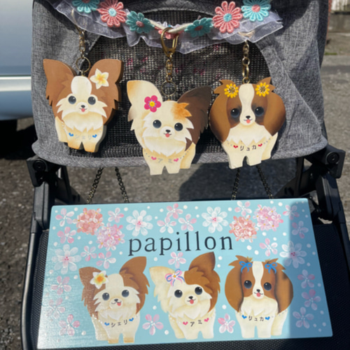 最も  新作】わんわんカートの木製プレート【うちの子 愛犬 ワンちゃん ペットカート