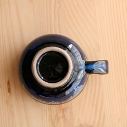 小石原焼 小石原焼き 藍釉 ティーカップ コーヒーカップ 秀山窯 陶器 器 NHK イッピンで紹介 shuzan-011 5枚目の画像