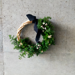 Dried flowers half wreath 1枚目の画像