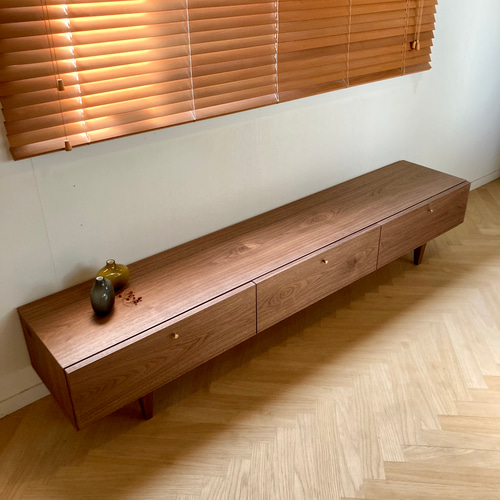 テレビボード 180cm 北欧 ウォールナット テレビ台 おしゃれ 無垢 突板