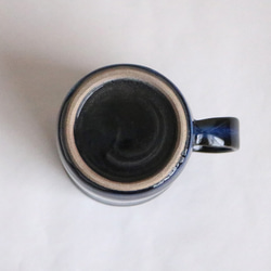 小石原焼 小石原焼き 藍釉 マグカップ タンブラー 秀山窯 陶器 器 NHK イッピンで紹介 shuzan-007 5枚目の画像