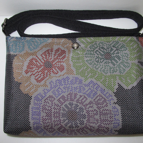 No.1183】お散歩ポシェット@大島紬@サコッシュ⭐クリックポスト送料