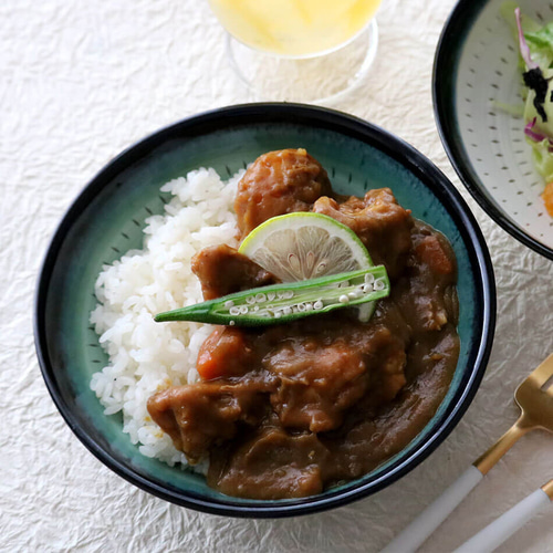 小石原焼 小石原焼き 中皿 カレー皿 サラダボウル 取り鉢 秀山窯