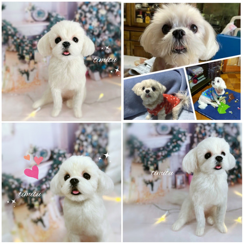 ◇こちらはサンプル画像になります◇羊毛フェルト♡ 愛犬 オーダー