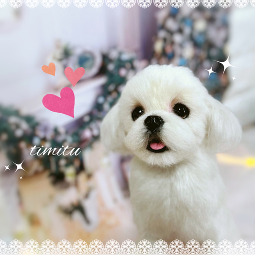 ◇こちらはサンプル画像になります◇羊毛フェルト♡ 愛犬 オーダー