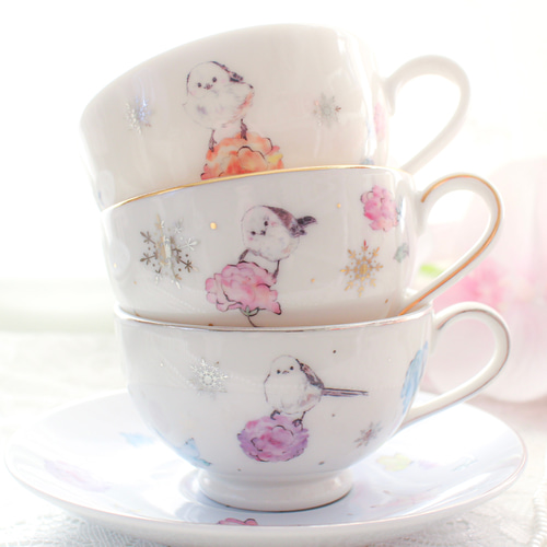 妖精柄ティーセット