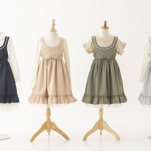 kresko（ｸﾚｽｺ）「ペチコート付きジャンパースカート」子供服