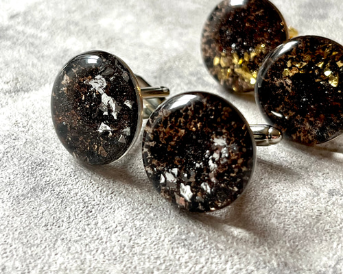 caffeine〜コーヒー豆のカフスボタン 〜 タイピン・カフス Willija