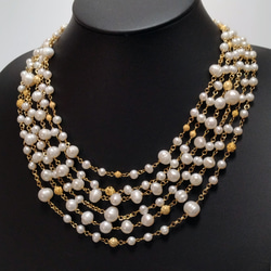 希少◇チェコ ウランガラス ヴィンテージ ネックレス◇Bijoux