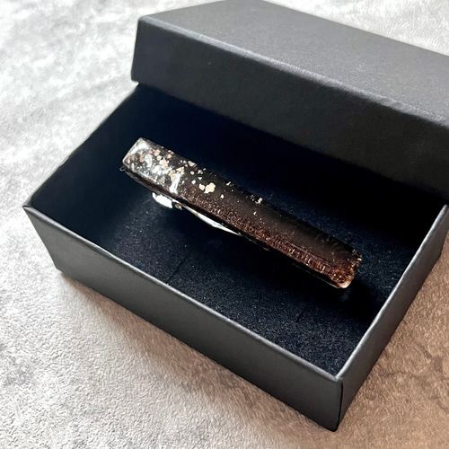 caffeine】 〜コーヒー豆のネクタイピン・カフスボタンのSet