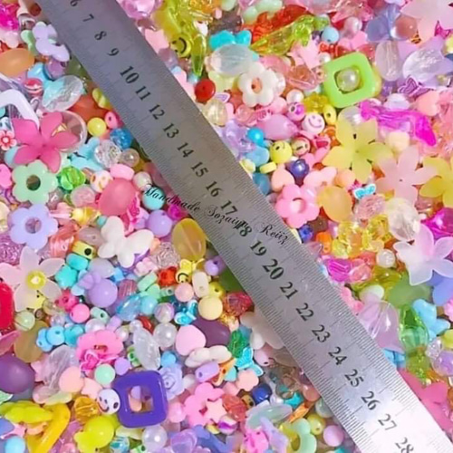 ごっちゃ混ぜビーズすくい約500g ビーズ ハンドメイド素材屋Reiiiz 