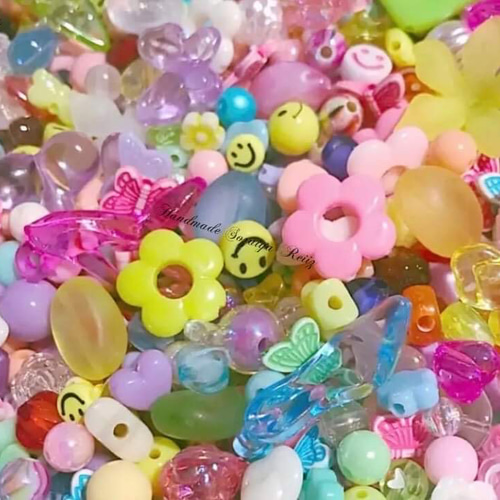 ごっちゃ混ぜビーズすくい約500g ビーズ ハンドメイド素材屋Reiiiz 