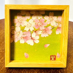ミニ額　「桜」原画 3枚目の画像
