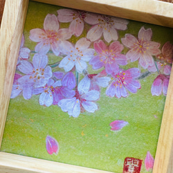 ミニ額　「桜」原画 4枚目の画像