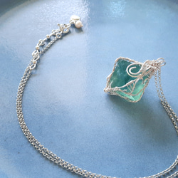 Archangel Series_Joules_Fluorite Sterling Silver Necklace_Pendul 6枚目の画像