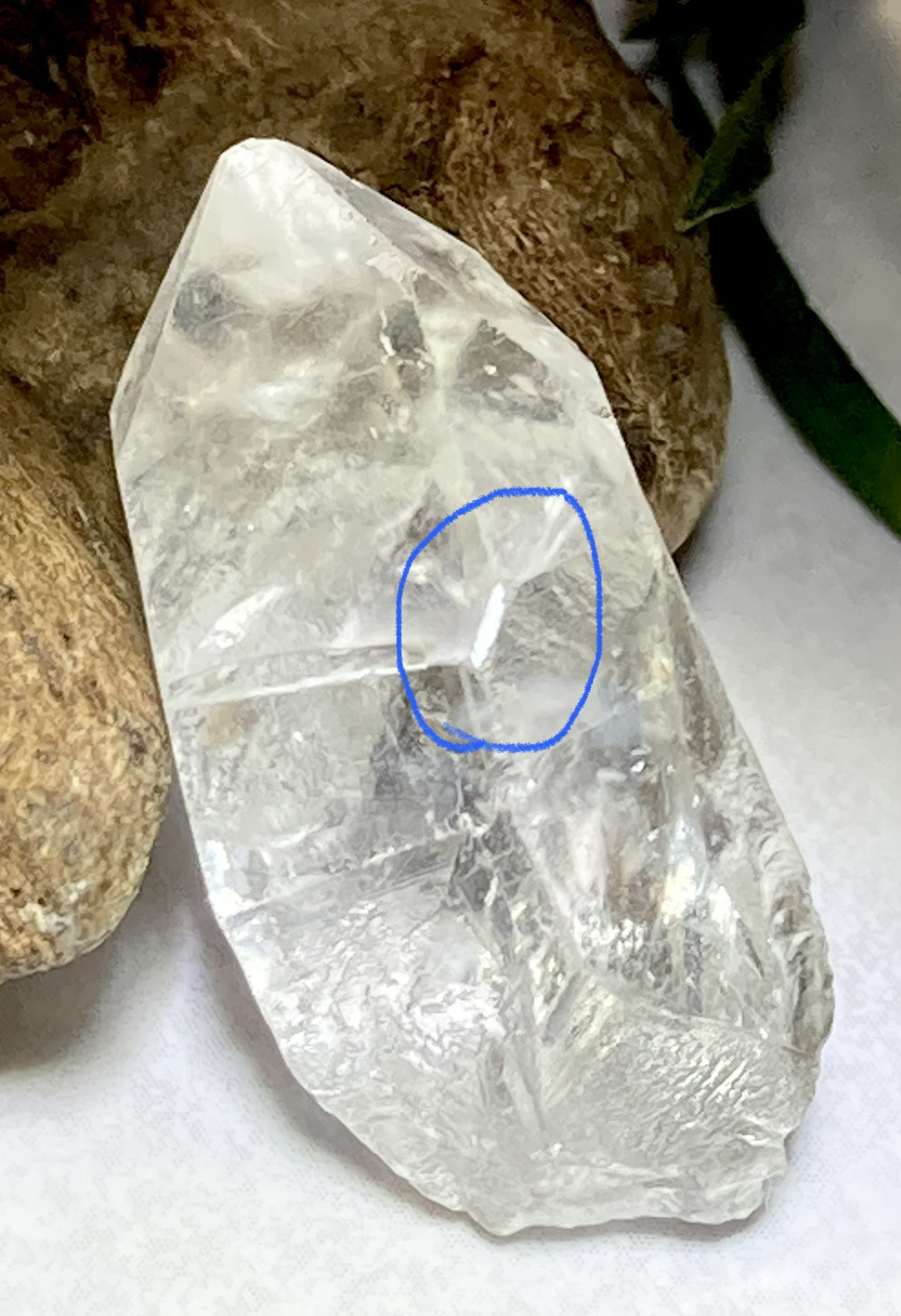 レムリアンシードクリスタル ハート ファセット☆ レインボー タイム