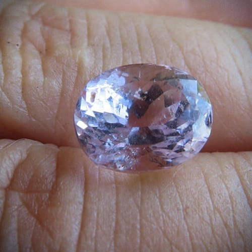 ピンクの厚みちゃん☆クンツァイト4.22ct s658 天然石 Funky