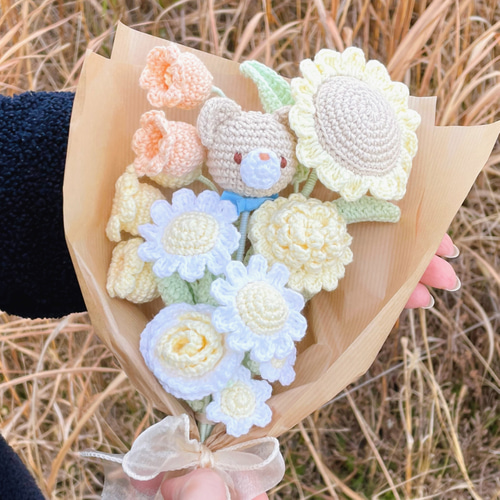 楽天市場】誕生日 花 花束 そのまま飾れるecoブーケ「くまさん