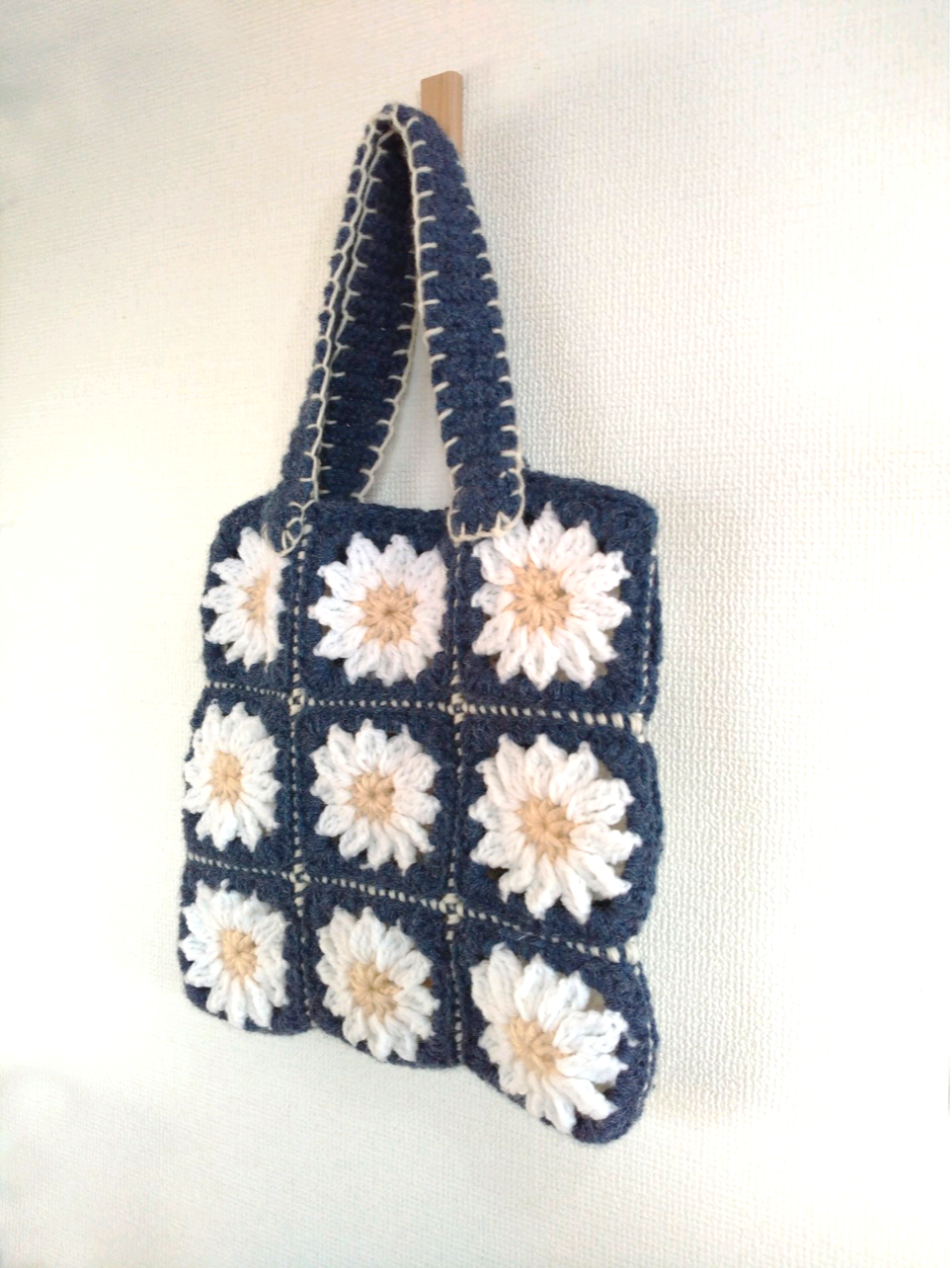 ネイビー トートバッグ 編みぐるみ付き ネイビー トートバッグ 編みぐるみ付き FD5TGZ03_NVY_1.jpg?v=