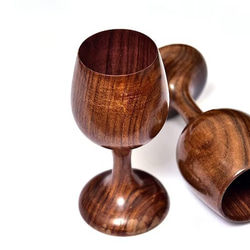 Indicrafts Global 木製酒杯、水杯 2 件套 - 聖誕禮物 第1張的照片