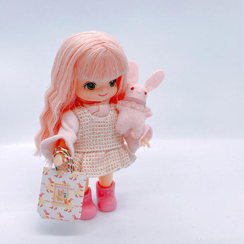 ミニチュア雑貨>ガール2023干支ウサギさん柄ミニチュア文具