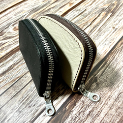 ラウンドファスナーコインケース Round Fastener Coincase ( エプソン・エキゾチックレザー ) 3枚目の画像