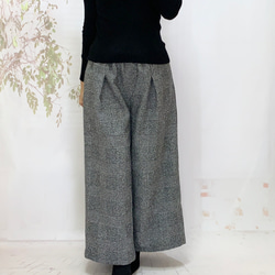 冬！スイートリー＊暖か冬のイタリア製ウール混ロング大人パンツグレンチェックBy ＊花織＊ [2116]G1 5枚目の画像