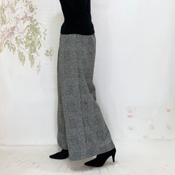 冬！スイートリー＊暖か冬のイタリア製ウール混ロング大人パンツグレンチェックBy ＊花織＊ [2116]G1 8枚目の画像