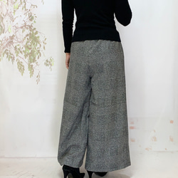 冬！スイートリー＊暖か冬のイタリア製ウール混ロング大人パンツグレンチェックBy ＊花織＊ [2116]G1 7枚目の画像