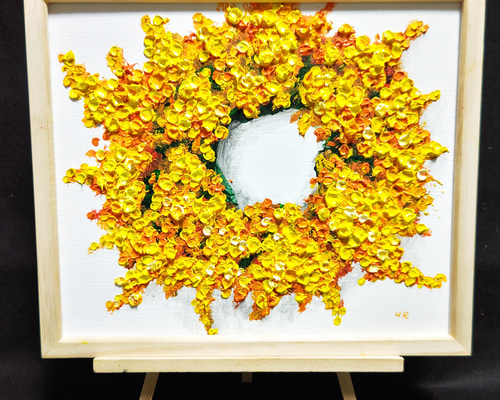 油絵 絵画 ミモザの花【四切】 油絵 絵画 ミモザの花【四切】 絵画 HR 通販 14299338｜Creema