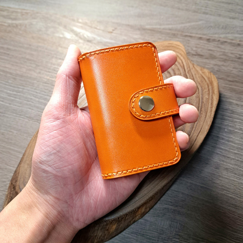 PORTER オレンジレザーキーケース PS LEATHER WALLET GLASS LEATHER Ver.(PSレザーウォレット