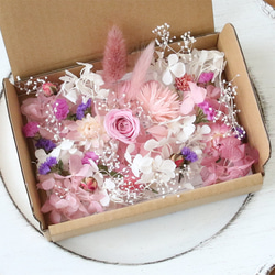 暖色系 ドライフラワー 花材セット 詰め合わせ 【A6】 プリザーブド