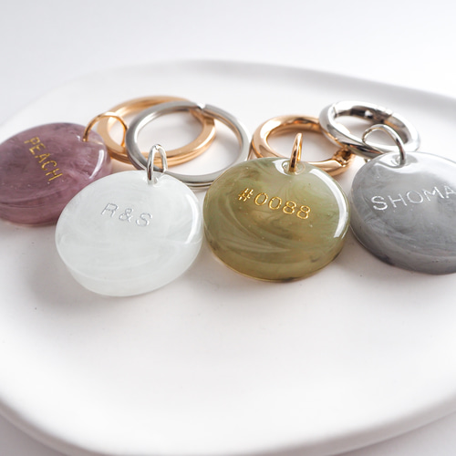 mimikoページ　名入れチャーム　らレジンキーホルダー a0ea76f01e9995f86544c31b1f2f40