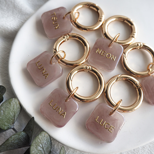 mimiko様専用ページ 名入れチャーム らレジンキーホルダー mimiko