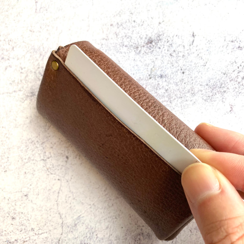 本革コンパクト財布 ミニウォレット 小さなアコーディオン財布