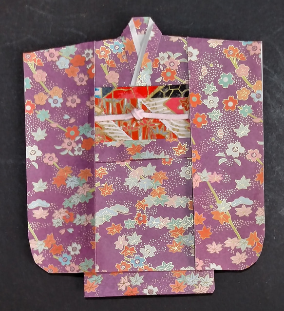 一点物です。箔押し和柄千代紙② 振袖 ポチ袋 お年玉 成人式 お誕生日