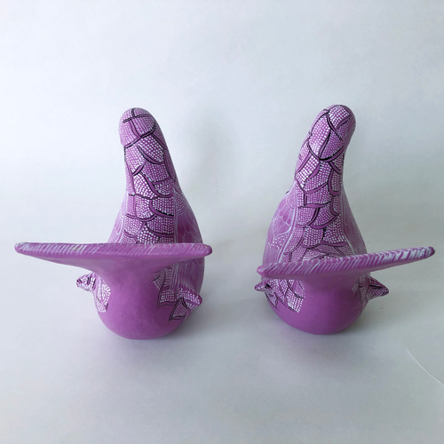 アマテナンゴの鳥の陶器置物M(ペア) 立体・オブジェ nonoalco アマテナンゴの鳥の陶器置物M(ペア) 立体・オブジェ nonoalco