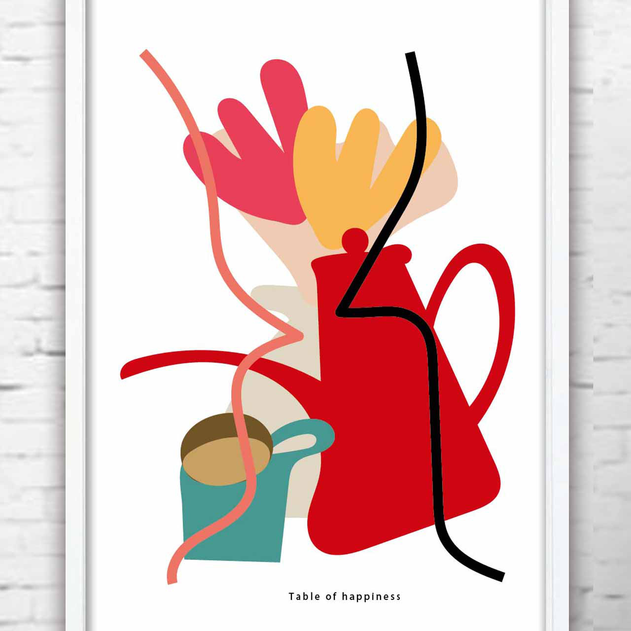 しあわせの食卓　送料無料　アート  アートポスター　ポスター  アート/sei（新着順）検索　1022