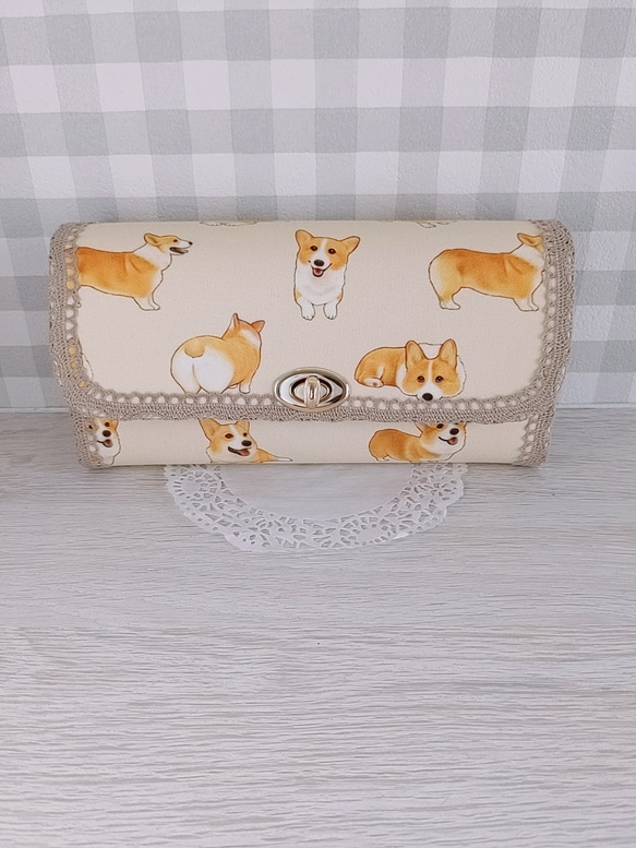 新入荷♡コーギー 長財布 1枚目の画像